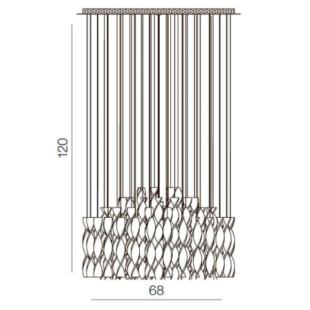 Люстры подвесные — Подвесная люстра Azzardo Fly AZ1697 купить в 