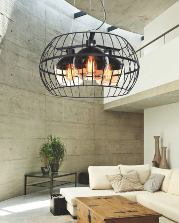 Люстры подвесные — Подвесная люстра Lumina Deco LDP 11765-3 BK купить в 