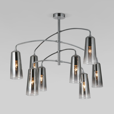 Люстры на штанге — Люстра на штанге Eurosvet 70137/8 хром купить в 