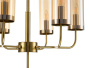 Люстры на штанге — Подвесная люстра Indigo Balletto 13014/6R Brass V000252 купить в  Люстры на штанге — Подвесная люстра Indigo Balletto 13014/6R Brass V000252 купить в
