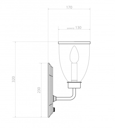 Настенные бра — Бра Covali WL-38007 купить в  Настенные бра — Бра Covali WL-38007 купить в