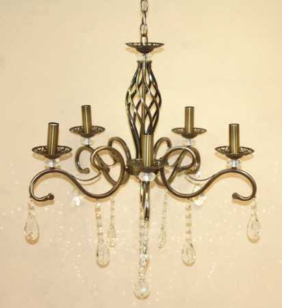 Люстры подвесные — 2519/5 бронза купить в 