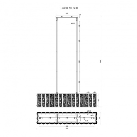 Люстры на штанге — Люстра на штанге iLamp L4688-91 SGD купить в  Люстры на штанге — Люстра на штанге iLamp L4688-91 SGD купить в