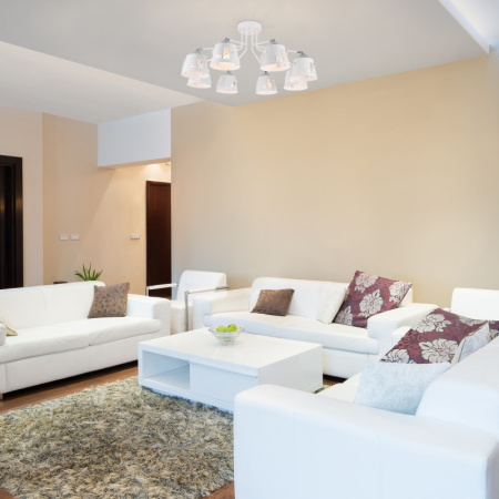 Люстры на штанге — Люстра на штанге Eurosvet 70105/8 белый купить в 