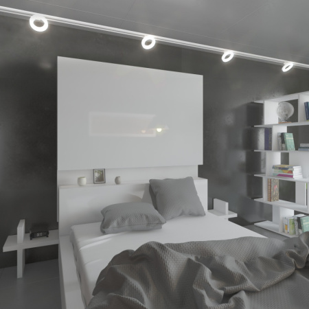 Трековые светильники — Светильник на шине Elektrostandard Spila белый 12W 4200K (85079/01) однофазный купить в 