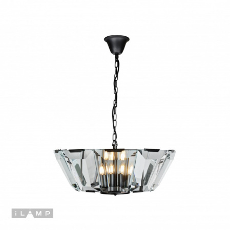 Люстры подвесные — Подвесная люстра iLamp 6107-600 BK купить в 