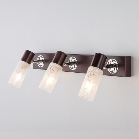 Споты — Спот Eurosvet 21130/3 хром/венге купить в  Споты — Спот Eurosvet 21130/3 хром/венге купить в