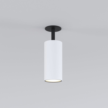 Встраиваемые точечные светильники — Встраиваемый светильник Elektrostandard Diffe белый/черный 15W 4200K (25066/LED) купить в 