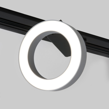 Трековые светильники — Светильник на шине Elektrostandard Spila серебро 12W 4200K (85079/01) однофазный купить в 