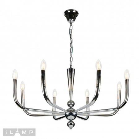 Люстры подвесные — Подвесная люстра iLamp 88088-8 CR купить в 