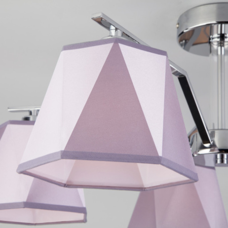 Люстры на штанге — Люстра на штанге Eurosvet 60076/5 хром купить в 