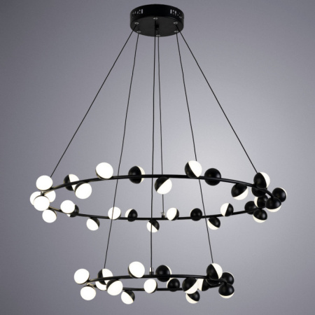 Люстры каскадные — Каскадная люстра ARTE Lamp A3619SP-48BK купить в  Люстры каскадные — Каскадная люстра ARTE Lamp A3619SP-48BK купить в