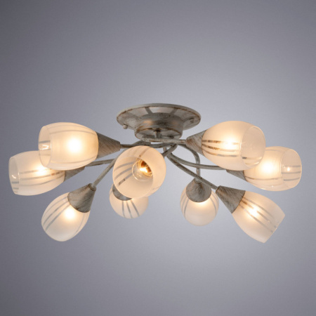 Люстры накладные — Накладная люстра ARTE Lamp A2701PL-9WG купить в  Люстры накладные — Накладная люстра ARTE Lamp A2701PL-9WG купить в