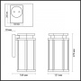 Уличные настенные светильники — Светильник настенный Odeon Light 4048/1W купить в 