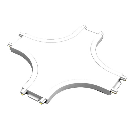 Трековые светильники — Соединитель X-образный для магнитного шинопровода IMEX UT25 IL.0007.3004 WH купить в 