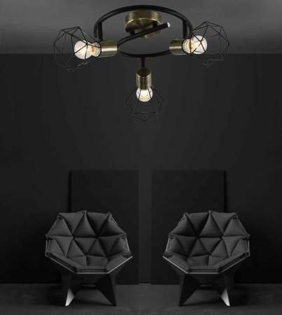 Споты — Спот Seven Fires Keri SF4710/3CA-AB-BK купить в 