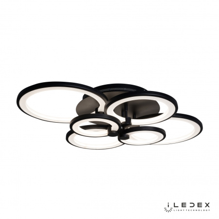 Свет для дома — Потолочная люстра iLedex Ring A001/6 BK купить в  Свет для дома — Потолочная люстра iLedex Ring A001/6 BK купить в