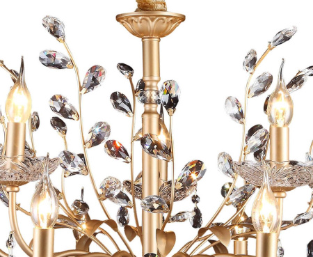 Люстры подвесные — Подвесная люстра Lumien Hall Флоренс 0017/15P-ITGD купить в 