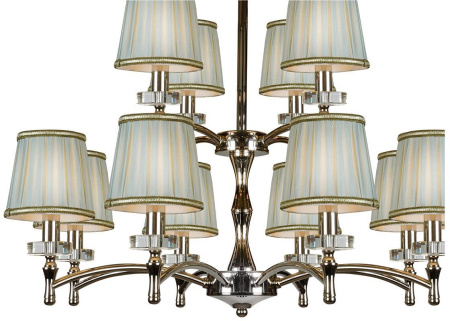 Люстры подвесные — Подвесная люстра iLamp Olivia 82336/8+4 CR купить в 