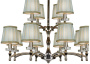 Люстры подвесные — Подвесная люстра iLamp Olivia 82336/8+4 CR купить в 
