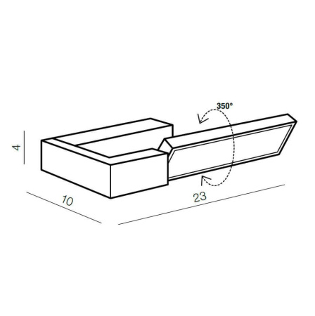 Настенные бра — Настенный светильник Azzardo Dalen AZ2959 купить в 