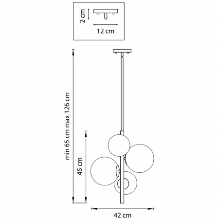 Люстры на штанге — Люстра на штанге Lightstar 815043 купить в 