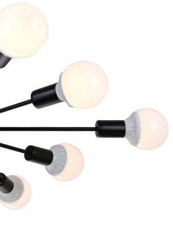 Люстры на штанге — Люстра на штанге Natali Kovaltseva LOFT 79014/10С BLACK купить в 