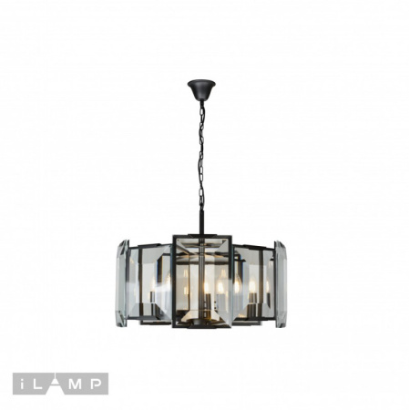 Люстры подвесные — Подвесная люстра iLamp 6115-560BK купить в 