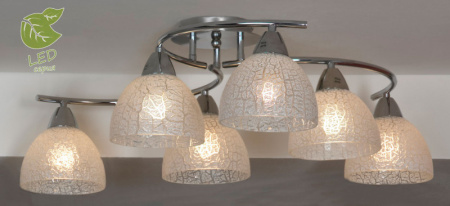 Люстры накладные — Накладная люстра Lussole GRLSF-1603-06 купить в 