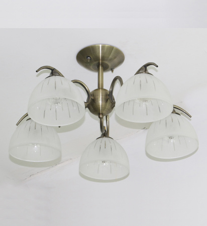 Потолочные люстры — 2249/5 бронза купить в 