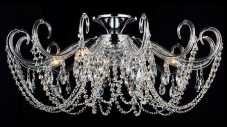 Люстры накладные — Накладная люстра Crystal Lux IMPERIA PL6 CHROME/TRANSPARENTE купить в 