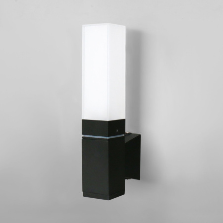 Уличные настенные светильники — Светильник настенный Elektrostandard 1534 TECHNO LED чёрный купить в 