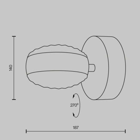 Настенные бра — Бра Maytoni MOD299WL-L10BC3K купить в 