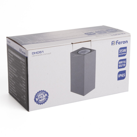 Уличные настенные светильники — Светильник настенный Feron 48327 купить в 