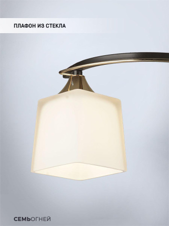 Потолочные люстры — Потолочная люстра Seven Fires Birti WD3513/2C-CF-FGD-WT купить в 