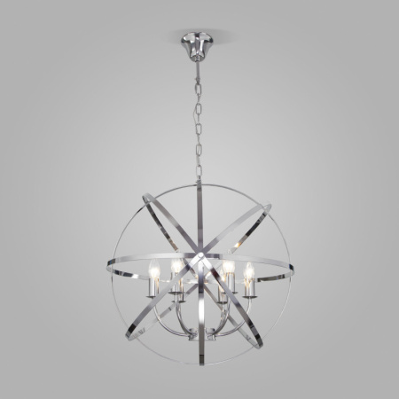 Люстры подвесные — Подвесная люстра Eurosvet 60139/6 хром купить в 