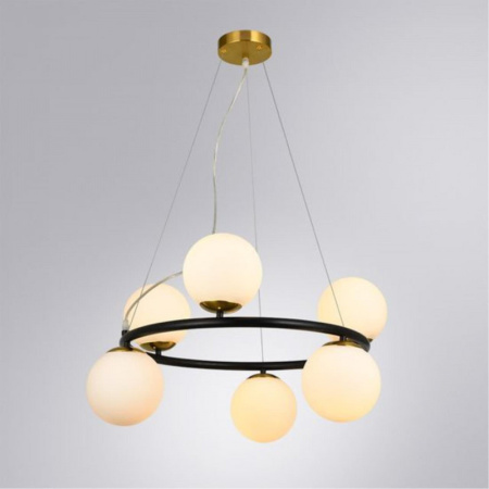 Люстры подвесные — Подвесная люстра ARTE Lamp A2224SP-6BK купить в  Люстры подвесные — Подвесная люстра ARTE Lamp A2224SP-6BK купить в