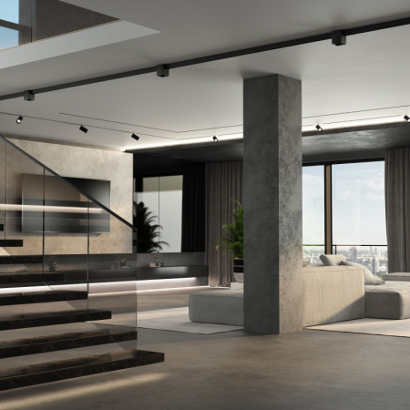 Трековые светильники — Светильник на шине Elektrostandard 85055/01 чёрный купить в 