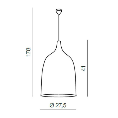 Подвесные светильники — Подвесной светильник Azzardo Fabio L AZ0301 купить в 