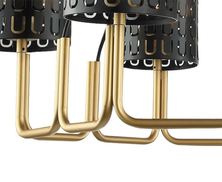 Люстры подвесные — Подвесная люстра Lumien Hall Ноэль 4005/6P-GD-BK купить в 