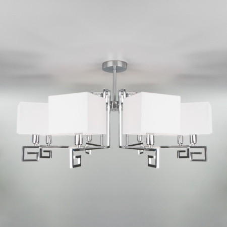 Люстры на штанге — Люстра на штанге Eurosvet 60115/8 хром купить в 