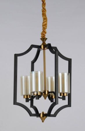 Люстры подвесные — Подвесная люстра Lumina Deco LDP 1224-4 BK+MD купить в 