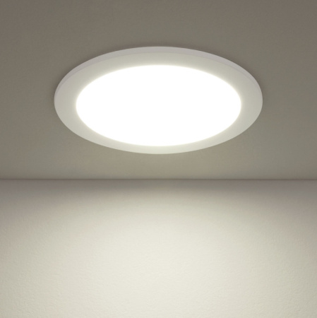 Встраиваемые точечные светильники — Встраиваемый светильник Elektrostandard DLR003 18W 4200K купить в 