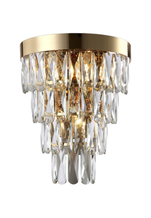 Настенные бра — Бра Crystal Lux ABIGAIL AP3 GOLD/TRANSPARENT купить в  Настенные бра — Бра Crystal Lux ABIGAIL AP3 GOLD/TRANSPARENT купить в