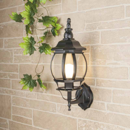 Уличные настенные светильники — Светильник настенный Elektrostandard GL 1001U черный купить в 