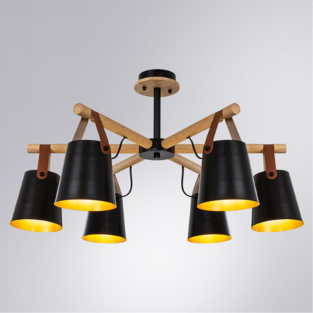 Люстры на штанге — Люстра на штанге ARTE Lamp A7032PL-6BK купить в  Люстры на штанге — Люстра на штанге ARTE Lamp A7032PL-6BK купить в