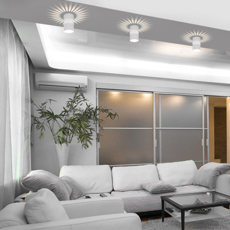 Накладные точечные светильники — Накладной светильник Elektrostandard DLS026 7W 4200К белый купить в 