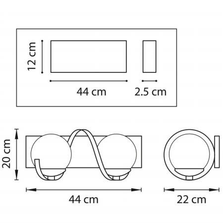 Настенные бра — Бра Lightstar 803627 купить в  Настенные бра — Бра Lightstar 803627 купить в