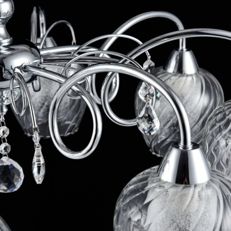 Люстры на штанге — Люстра на штанге Freya FR2663-PL-08-CH купить в 