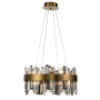 Люстры подвесные — Подвесная люстра Indigo Ritmo 12006/8P Brass V000037 купить в  Люстры подвесные — Подвесная люстра Indigo Ritmo 12006/8P Brass V000037 купить в